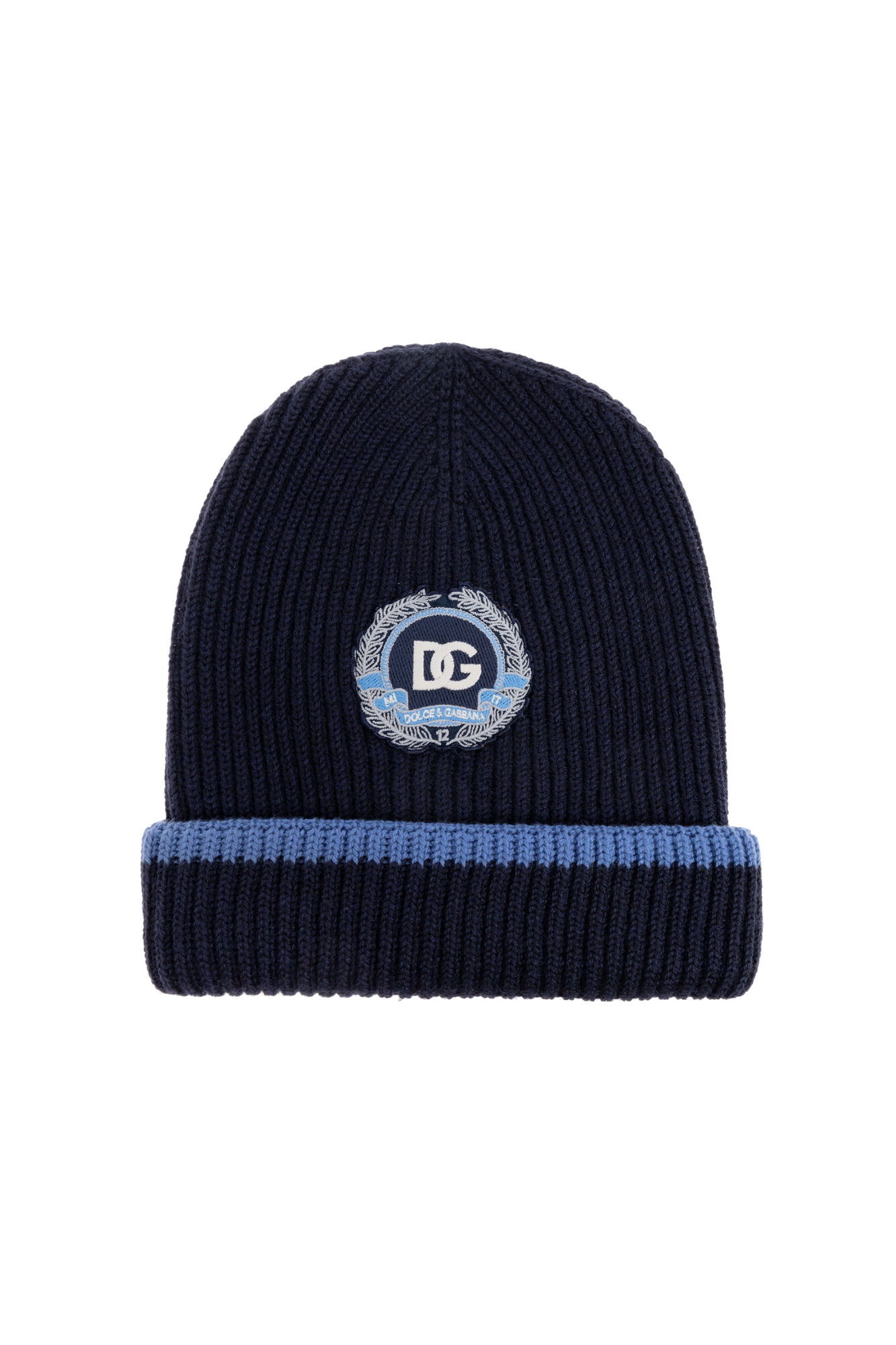 Navy blue Cap with logo Dolce & Gabbana Kids - Vitkac Italy